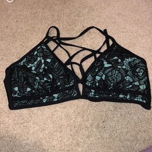 Lace bikini top